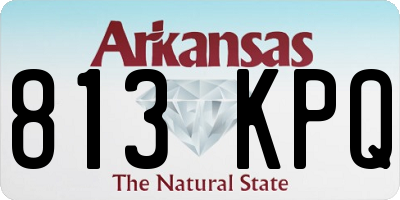 AR license plate 813KPQ