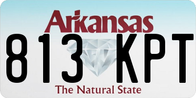 AR license plate 813KPT