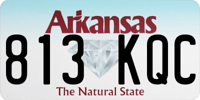 AR license plate 813KQC