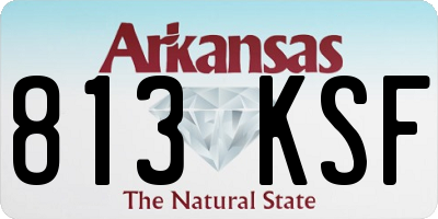 AR license plate 813KSF