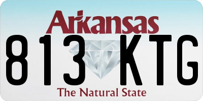 AR license plate 813KTG