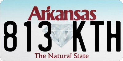 AR license plate 813KTH