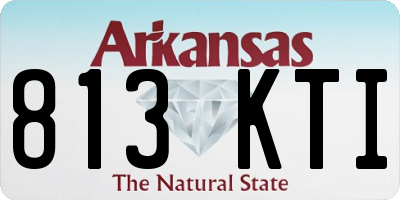 AR license plate 813KTI