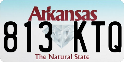 AR license plate 813KTQ