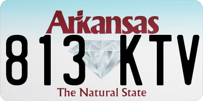 AR license plate 813KTV