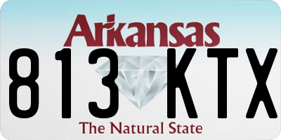 AR license plate 813KTX