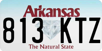 AR license plate 813KTZ