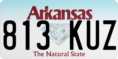 AR license plate 813KUZ