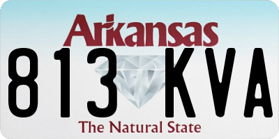 AR license plate 813KVA