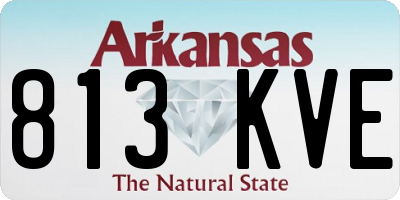 AR license plate 813KVE