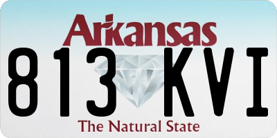AR license plate 813KVI