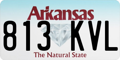 AR license plate 813KVL