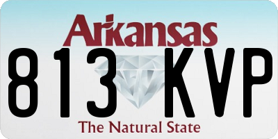 AR license plate 813KVP