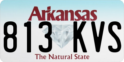 AR license plate 813KVS