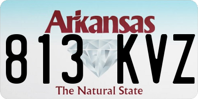 AR license plate 813KVZ