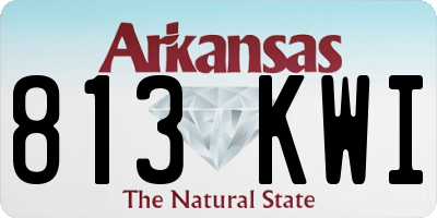 AR license plate 813KWI