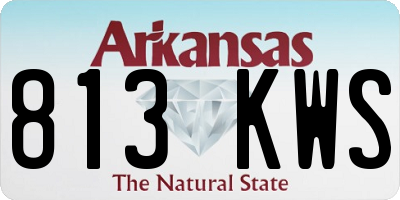 AR license plate 813KWS