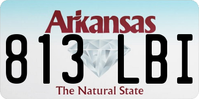 AR license plate 813LBI