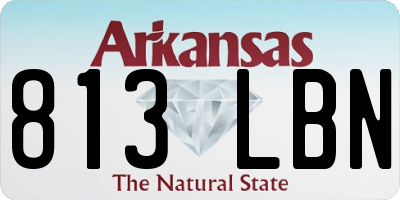 AR license plate 813LBN
