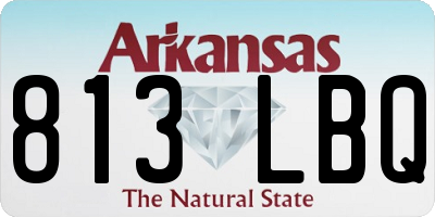 AR license plate 813LBQ