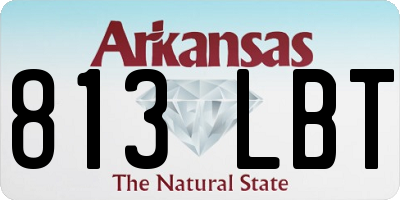 AR license plate 813LBT