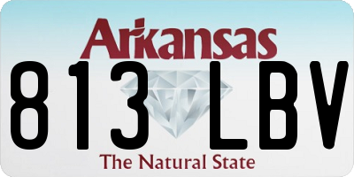 AR license plate 813LBV