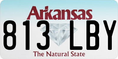 AR license plate 813LBY