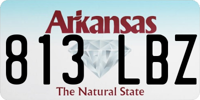 AR license plate 813LBZ