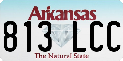 AR license plate 813LCC