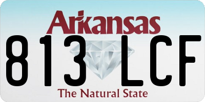 AR license plate 813LCF