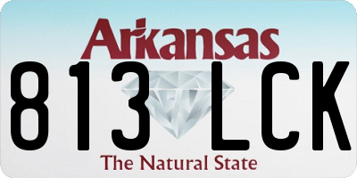 AR license plate 813LCK