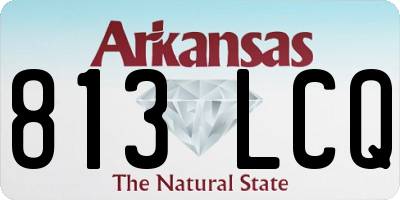 AR license plate 813LCQ