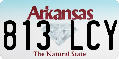 AR license plate 813LCY