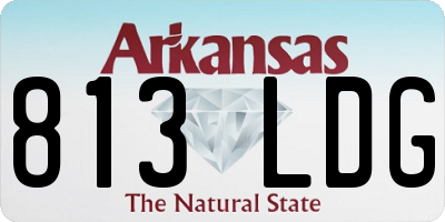 AR license plate 813LDG
