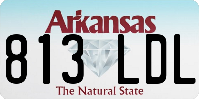 AR license plate 813LDL
