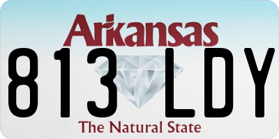 AR license plate 813LDY