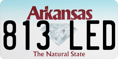 AR license plate 813LED