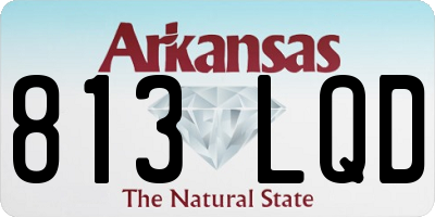AR license plate 813LQD