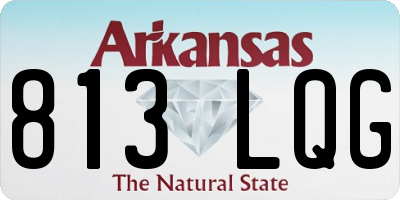 AR license plate 813LQG