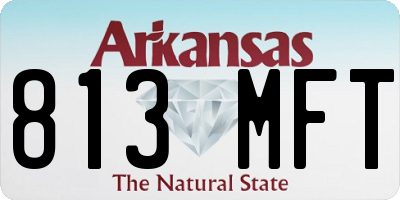 AR license plate 813MFT