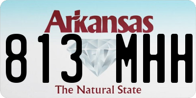 AR license plate 813MHH