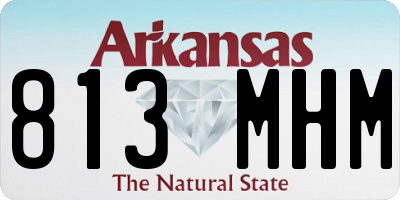 AR license plate 813MHM