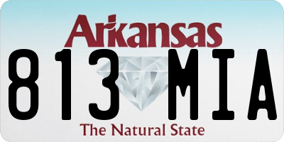 AR license plate 813MIA