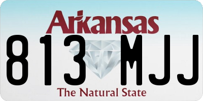AR license plate 813MJJ