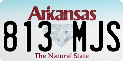 AR license plate 813MJS