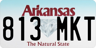 AR license plate 813MKT