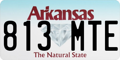 AR license plate 813MTE