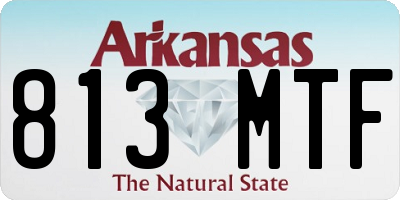 AR license plate 813MTF