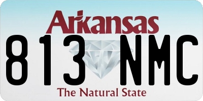 AR license plate 813NMC