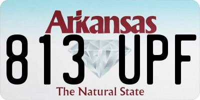 AR license plate 813UPF